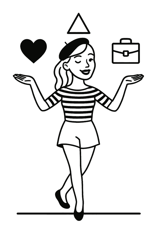 Illustration article sur l'alignement entre valeurs et carrière